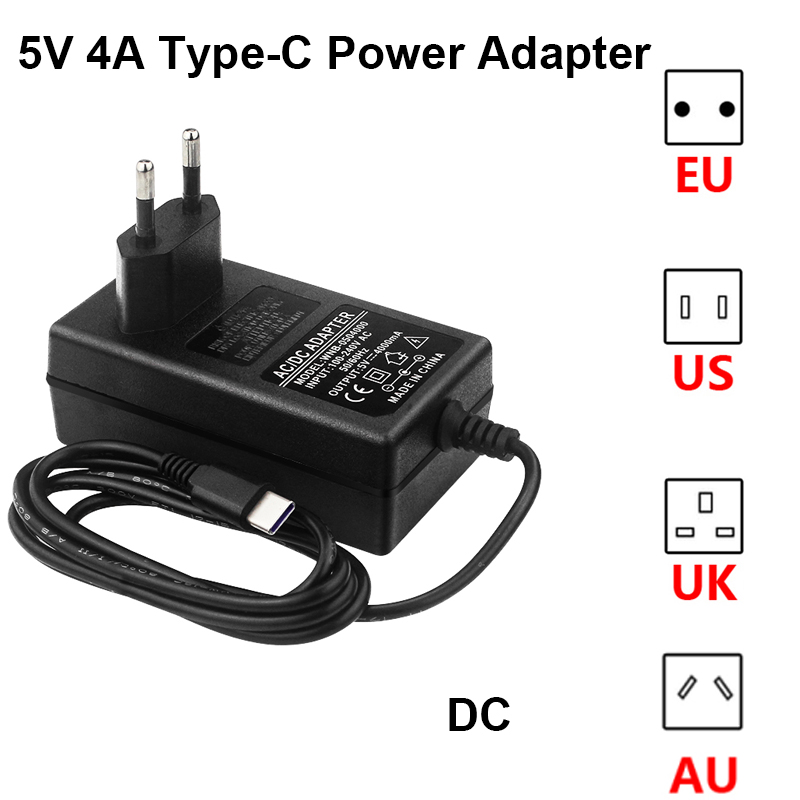 5V 4A Power Supply 20W USB Typ - Banana Pi Bpi-M5 review and price
