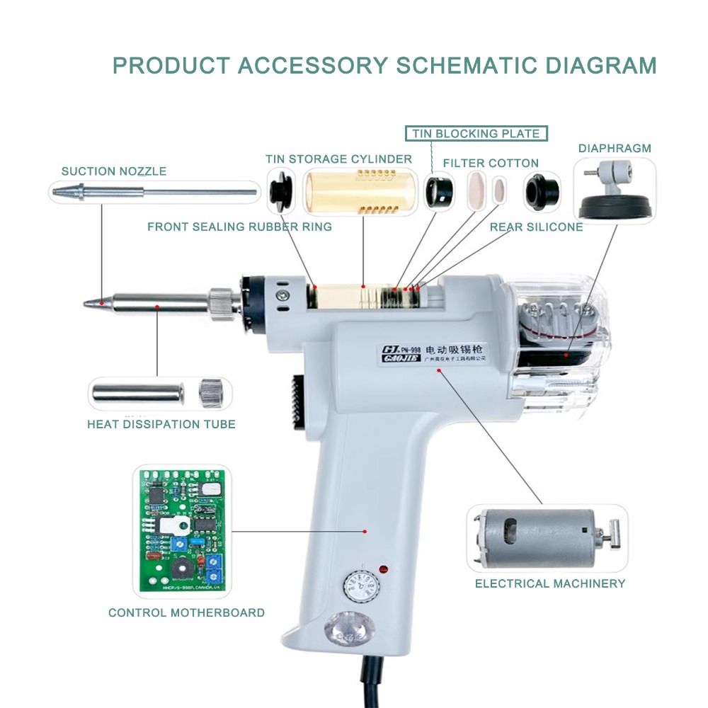 S-993A Single-pump Electric De - Desoldering Gun Vacuum Electric review and price