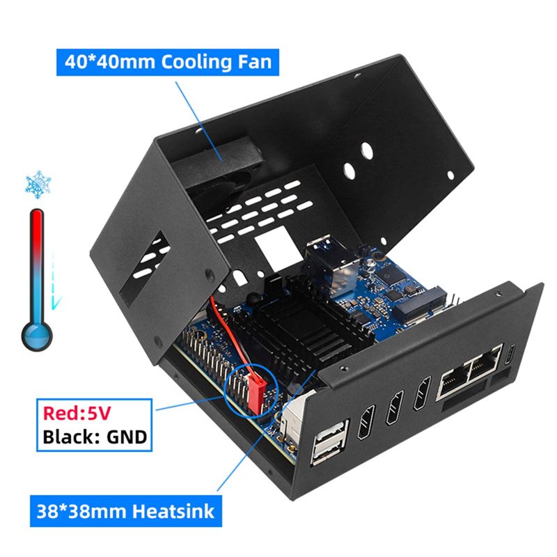 A29F-Metal Case High Quality C - Orange Pi 5 Plus 16Gb review and price