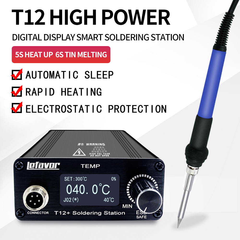 T12+ Soldering Station Solderi - Soldering Station T12 Oled review and price